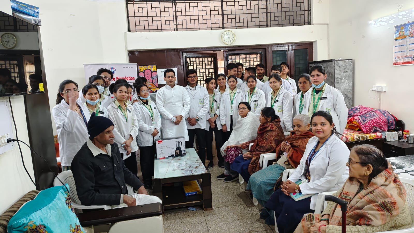 IPHI College of Nursing Students Visit Human Peace Foundation Old Age Home