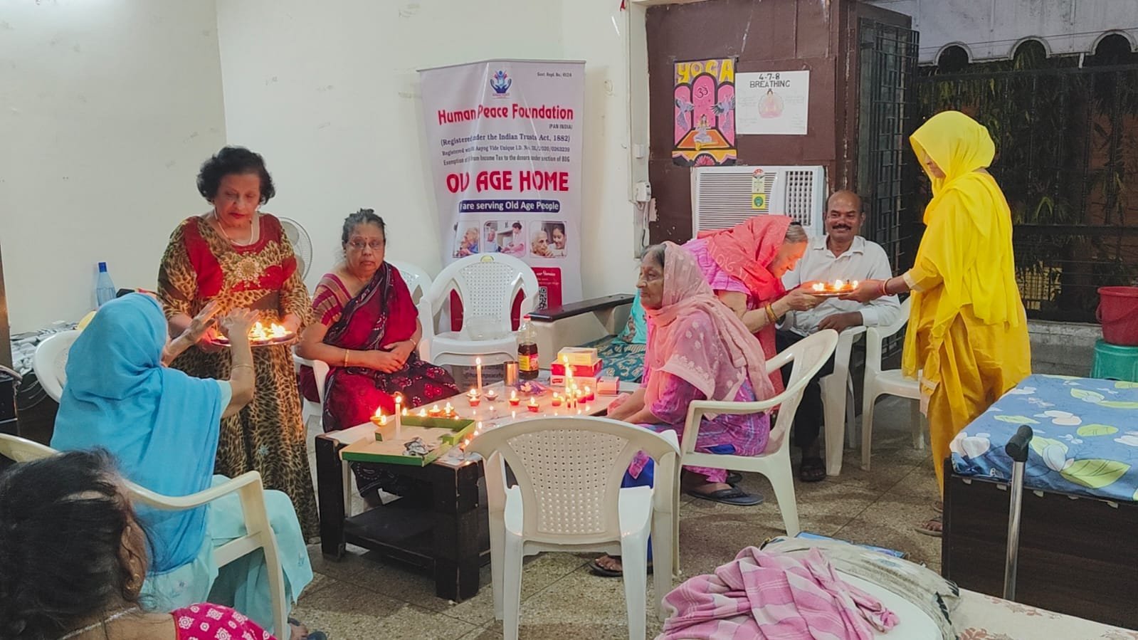 A Joyful Diwali Celebration at Human Peace Foundation Old Age Home